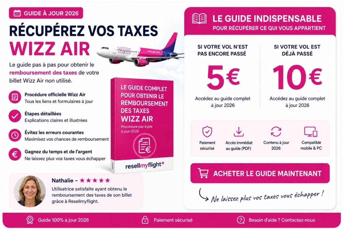Remboursement des taxes Wizz Air